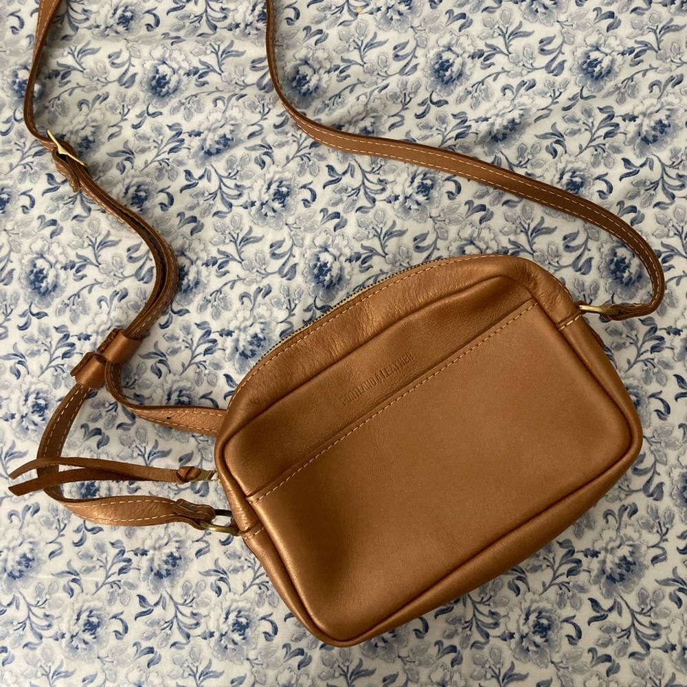 Portland Leather Goods Large Camera bag in Hava